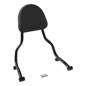 Gloss Black Rear Passenger Backrest Sissy Bar Fit For BMW R18 2020-2023 - Picture 1 of 9