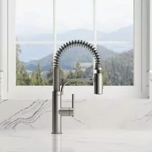 Kohler Provo Semi-Pro Kitchen Faucet. R43211-VS. Stainless Finish **3** - Picture 1 of 3