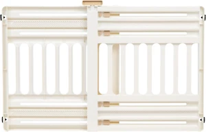 24"- 39" Dog Gate, Plastic Pet Gate Indoor, Expandable, Portable Dog Gate for Do - Picture 1 of 12