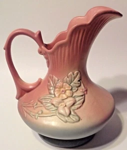 Hull Pottery Pitcher Wildflower Pattern Ewer W11 Vintage Matte - Picture 1 of 6
