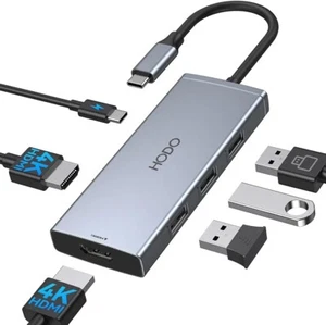 Docking Station to Dual HDMI Monitors Adapter, USB C Hub Dual HDMI Monitors - Bild 1 von 6