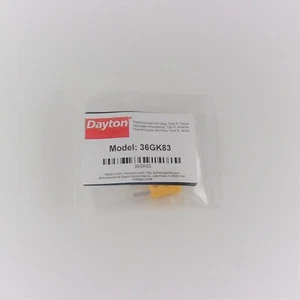 Dayton 36GK83 Thermocouple Miniature Plug, K, Yellow - Picture 1 of 3