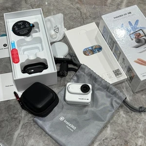 Insta360 go 3S White 128GB 4K Action Camera World Smallest 4K Tiny Mighty Cam - Picture 1 of 24