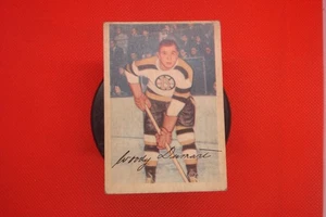 1953-54 Parkhurst Hockey Card Woody Dumart #96 Boston Bruins - Picture 1 of 18