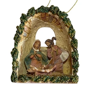 Belén Fontanini Sagrada Familia Cremería Hiedra Gruta Árbol de Navidad Adorno con Caja - Imagen 1 de 4