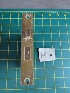 Antikes W Hall Boston Messing und Eisen Einsteckschloss - Bild 1 von 9
