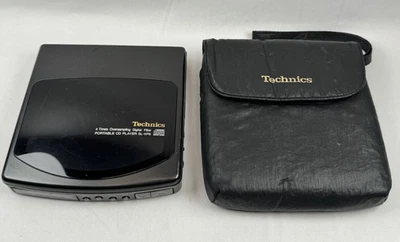 Vintage 1989 Technics SL-XP6 Portable CD Disc Player Carry Pouch Case Used WORKS - Bild 1 von 4