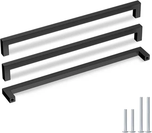 Cajón de cocina moderno cuadrado negro mate 5 piezas de acero inoxidable - Imagen 1 de 10