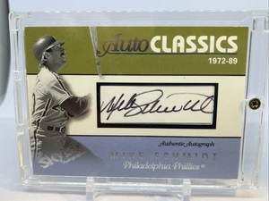 2004 Skybox Autographics Auto Classics Cut Auto Mike Schmidt #AS-MS 06/25 - Picture 1 of 5
