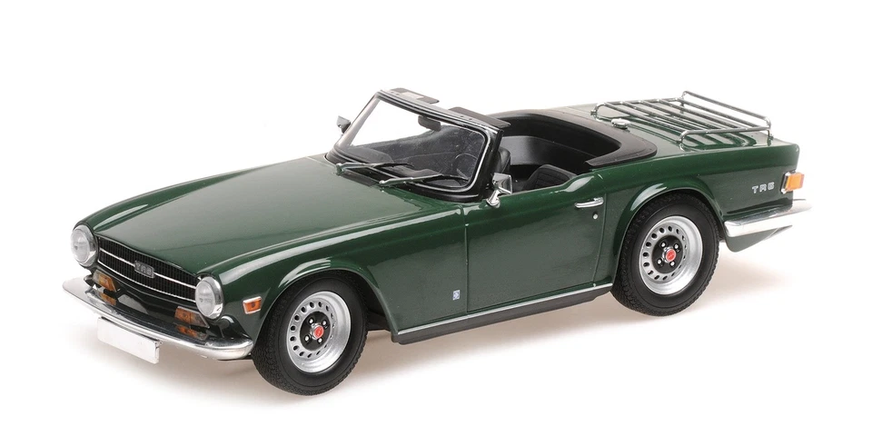 Triumph TR6 1969 dunkel grün LHD Modellauto 155132036 Minichamps 1:18 - Bild 1 von 1