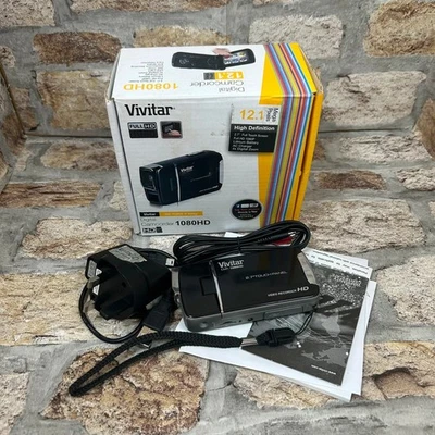 Vivitar DVR 1080HD Camcorder | Full HD 12.1MP Video Camera with Box & Charger - Image 1 of 4