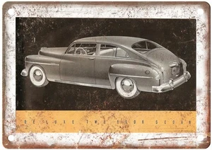 Letrero de metal vintage de publicidad automática Plymouth 1950 aspecto retro AN1251 - Imagen 1 de 1