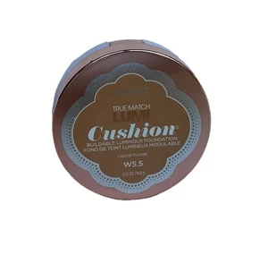 Loreal True Match Lumi Cushion Foundation W5.5 Suntan - Picture 1 of 5