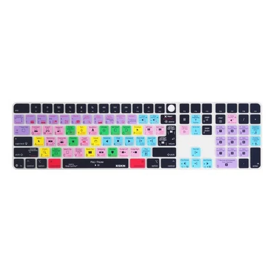 XSKN Final Cut Pro Keyboard Cover for 2024 Magic Keyboard and Numeric A3119 M4 - Image 1 of 4
