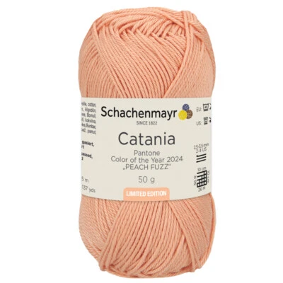 Catania Di Schachenmayr - Peach Fuzz (02024) - 50 G / Circa 125 M Di Lana - Immagine 1 di 4