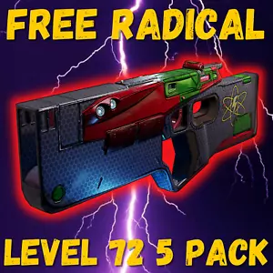 (PS4/5 PC XBOX) - FREE RADICAL x1- Level 72 M10 - 5 PACK - Picture 1 of 6