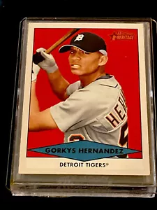 Gorkys Gustavo Hernandez RC 2007 Bowman Heritage No # Error Card TIGERS - Picture 1 of 4