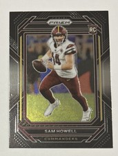2022 Panini Chronicles Sam Howell Prizm Black RC #PB-10 Rookie