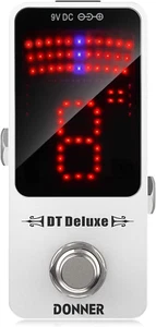 Donner DT Deluxe Chromatic Guitar Tuner Pedal for Electric Guitar and Bass - Picture 1 of 7