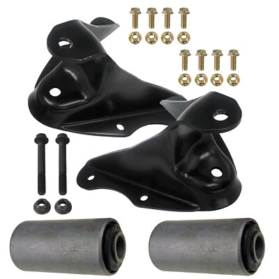 For 1980-1996 Ford F-150 F-250 Rear Leaf Spring Forwerd Hangers and eye bushings - Image 1 of 4