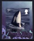 GB 2021 QE2 1ère côte sauvage orque baleine umm auto-adhésif SG 4553 Ex PM 81 (110 
