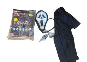 Máscara de Grito de Sangre Brillante Ghostface De Colección Divertida Mundo Pascua y Capa Talla 8-10 - Imagen 1 de 8