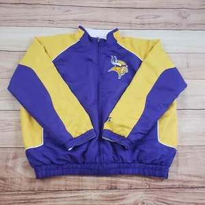 Minnesota Vikings Jacke Herren Extra Large Lila Gelb Football Wende * - Bild 1 von 18