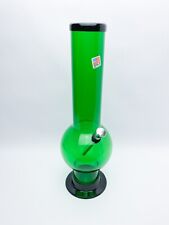 Acrylic 12" Inch Green Bubble Design HOOKAH WATER PIPE BONG - 2" Inch Mouth