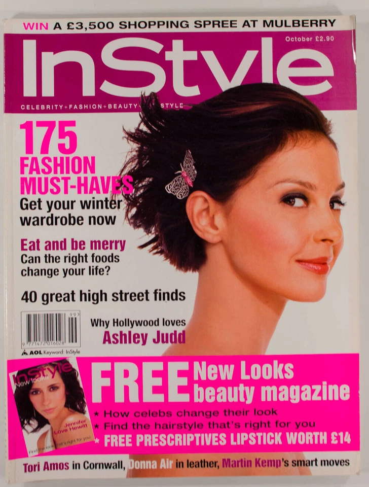 ASHLEY JUDD TORI AMOS IN CORNWALL MARTIN KEMP DONNA AIR UK InStyle magazine 2002 - Image 1 of 1