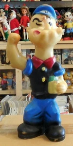 VINTAGE RUBBER TOY VINYL BRACCIO DI FERRO POPEYE KFS 1960s no ledra ledraplastic - Picture 1 of 7