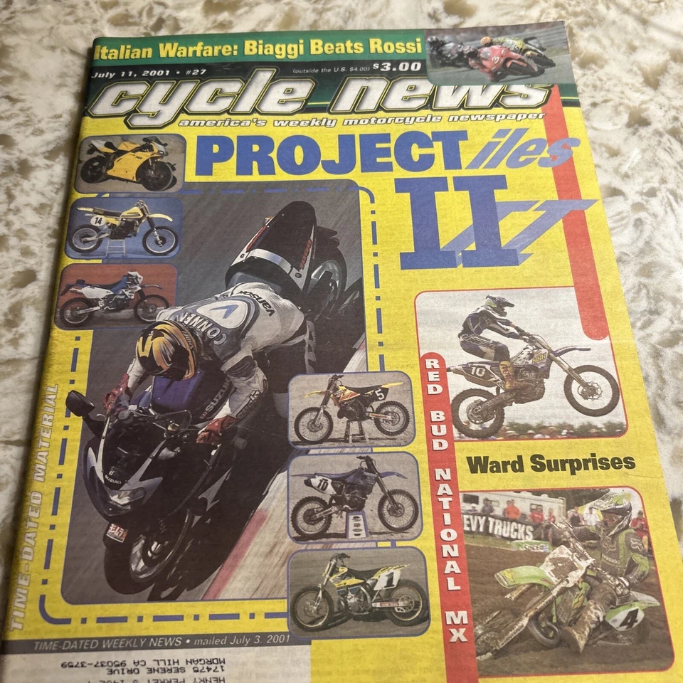 Cycle News Magazine July 11, 2001 - Image 1 of 4