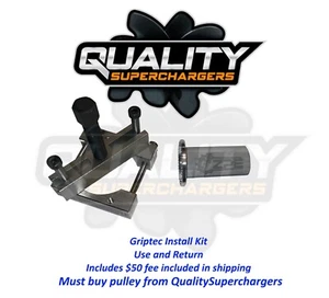 3.0 Griptec Supercharger Pulley Jaguar Land Rover Install Kit - Picture 1 of 1
