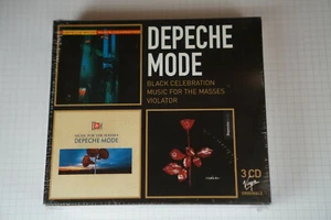 DEPECHE MODE Black celebration Music for the masses Violator 3CD Set Box Sealed - Bild 1 von 6