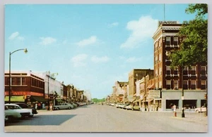 Kansas (KS) View Postcard: Main Street, Looking North, Ottawa - Picture 1 of 2