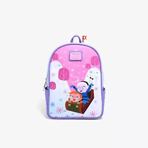 Mochila Floral Loungefly Disney Frozen Elsa Anna Olaf Winter Sisters Forever - Imagen 1 de 5