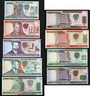 MOSAMBIK Komplettset 9 Banknoten, 500 bis 500000 Meticais 1991-2003 SC / UNC
