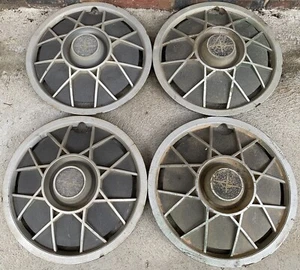 DATSUN 120Y.1978-1979.Nissan 120Y HUBCAPS X 4..12”..WHEEL COVERS ..WHEEP TRIMS.. - Picture 1 of 11