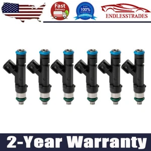 Set of 6 Fuel Injector 0280158119 For Jeep Dodge Wrangler Chrysler 3.3L 3.8L US - Picture 1 of 11