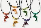 Pack of 6 - Acrylic Coloured Dolphin Necklaces - Party Bag Fillers