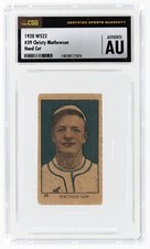 1920 W522 Baseball Strip Card #39 Christy Mathewson New York Giants CSG