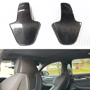 Cubierta trasera asiento delantero fibra de carbono real para BMW M3 G80 M4 G82 G83 2021-2025 - Imagen 1 de 7