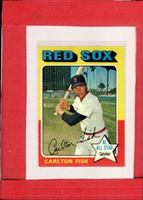 1975 Topps #80 Carlton Fisk EX/NM Red Sox ID:60369 - Image 1 of 2