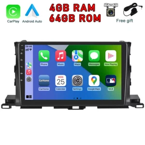 For Toyota Highlander 2014-2019 Wireless Carplay 4+64G Android Car Stereo Radio - Bild 1 von 20
