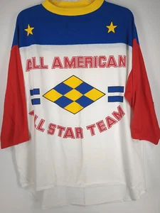 All American Shirt Company T Shirt All Star Team Gr. XL Patriotisch 80er 90er - Bild 1 von 9