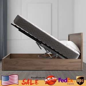 Mecanismo elevador de cama de 60 cm/23,62 pulgadas caja de almacenamiento herrajes hidráulicos para ahorrar espacio - Imagen 1 de 14