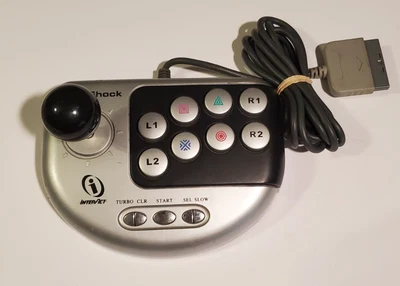 PlayStation 1 PS1 Pro Shock Mini Arcade Stick Interact Joystick ☆ AUTHENTIC ☆ - Image 1 of 4