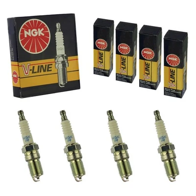 4x NGK Zündkerze passend für Toyota Aygo B1 1.0 1KR-FE Citroen C1 1.0 CFB (1KR) - Bild 1 von 4