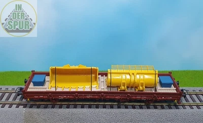 IN DER SPUR H0 Ladegut Baggerschaufel Beladung Baustelle Transport Samms Ks-Wagen Güterwagen