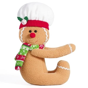 Festive Holiday Plush Wine Bottle Covers Set Two Pieces for Wine Lovers - Picture 1 of 8