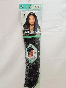 BOBBI BOSS SYNTHETIC CROCHET BRAIDS AFRICAN ROOTS BRAID COLLECTION - NU LOCS 18" - Picture 1 of 8